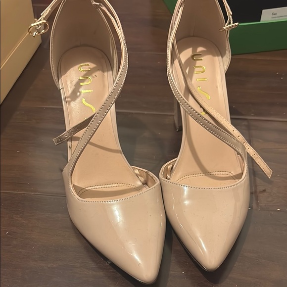 Unisa Women's Beige Strappy Heels - Picture 1 of 5